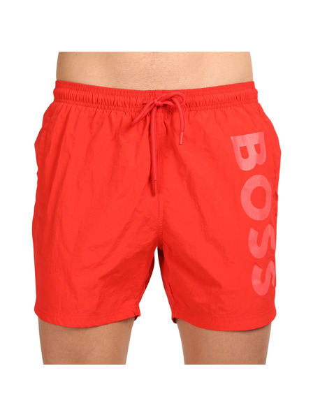 BOSS Pánské plavky BOSS červené