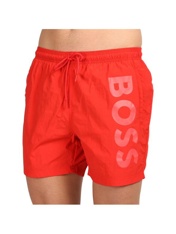BOSS Pánské plavky BOSS červené