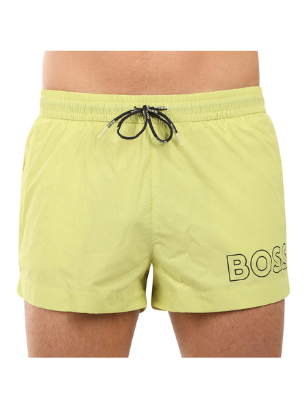 BOSS Pánské plavky BOSS žluté