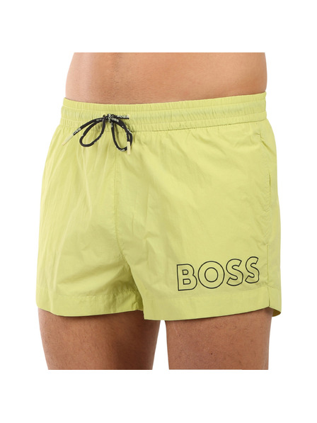 BOSS Pánské plavky BOSS žluté