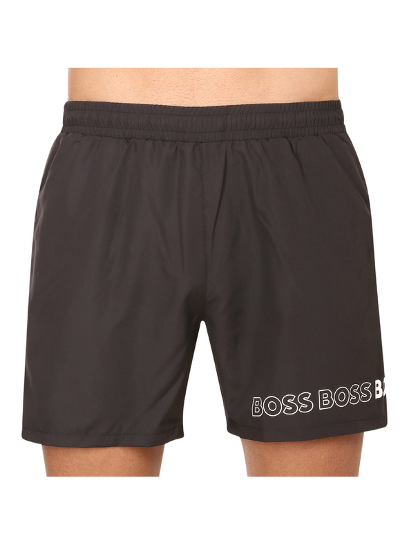 BOSS Pánské plavky BOSS černé