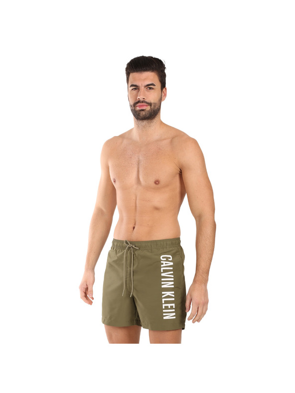 Calvin Klein Pánské plavky Calvin Klein zelené
