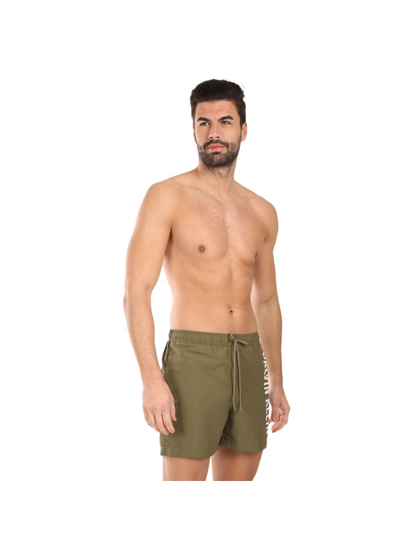 Calvin Klein Pánské plavky Calvin Klein zelené