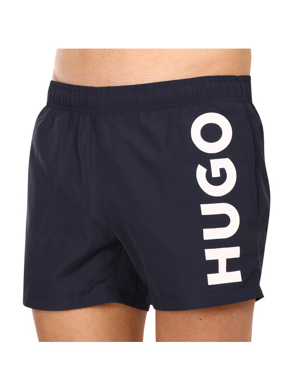 HUGO Pánské plavky HUGO modré