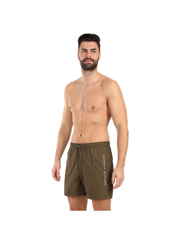 Tommy Hilfiger Pánské plavky Tommy Hilfiger zelené