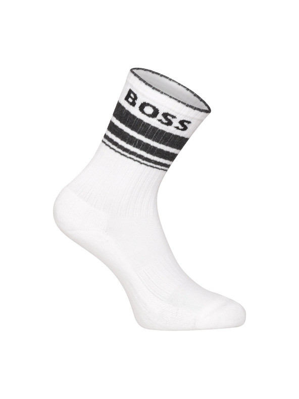 BOSS Sada tří - ponožky BOSS bílé