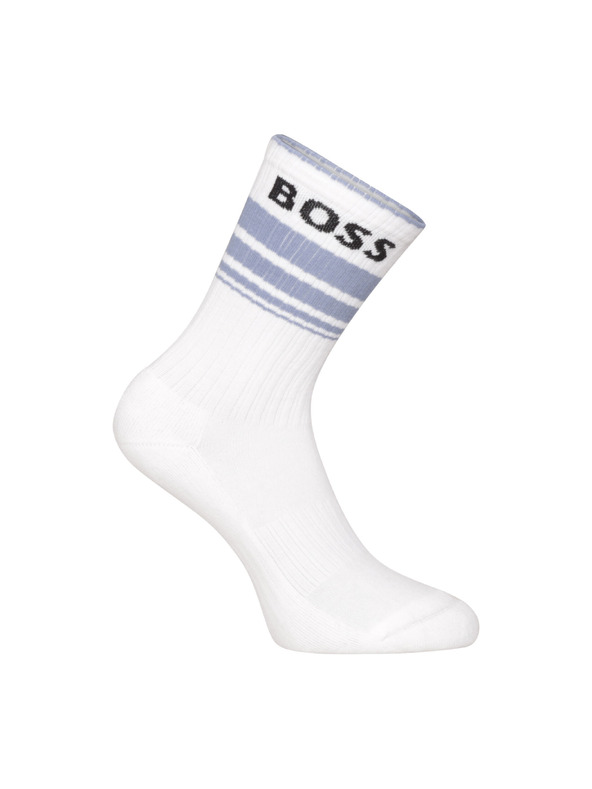 BOSS Sada tří - ponožky BOSS bílé