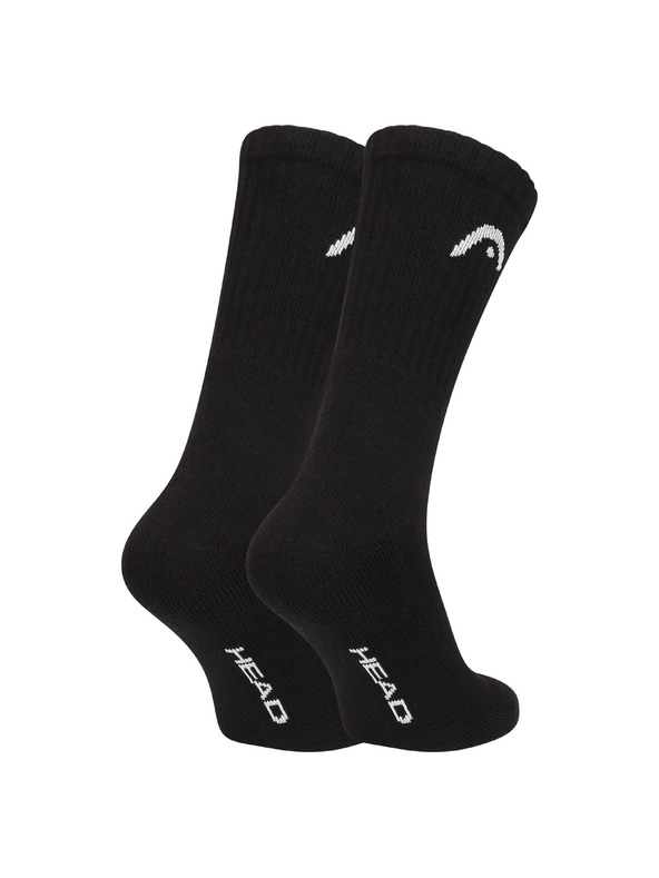 Head Sada tří - ponožky HEAD sportovní vysoké černé