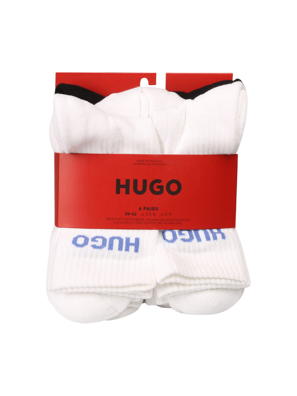 HUGO Sada šesti - ponožky HUGO vysoké vícebarevné
