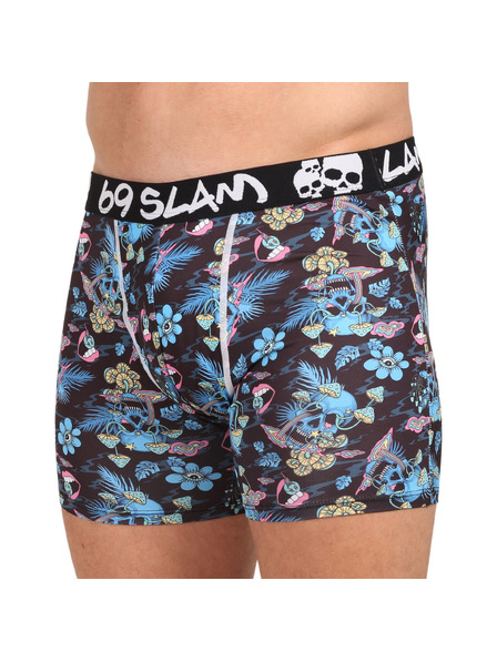 69slam Pánské boxerky 69SLAM fit SKULL TRIP DYLAN