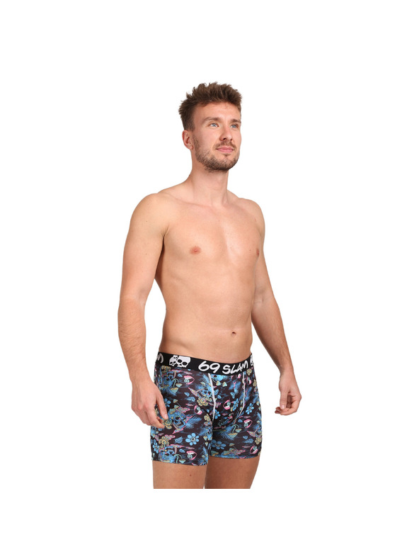 69slam Pánské boxerky 69SLAM fit SKULL TRIP DYLAN
