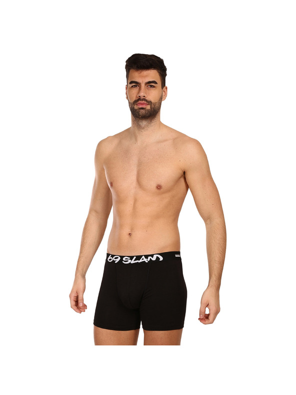 69slam Pánské boxerky 69SLAM fit bamboo plain