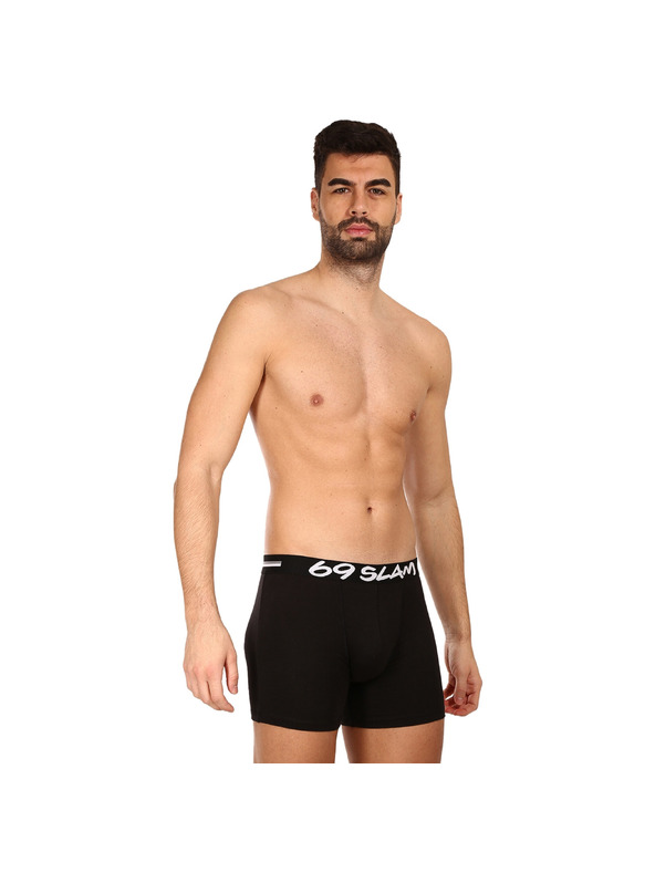 69slam Pánské boxerky 69SLAM fit bamboo plain