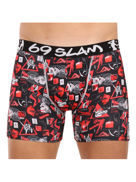 69slam Pánské boxerky 69SLAM fit night life