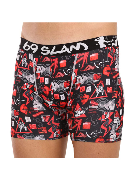 69slam Pánské boxerky 69SLAM fit night life