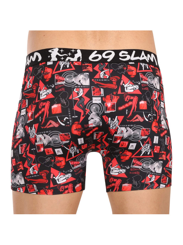69slam Pánské boxerky 69SLAM fit night life