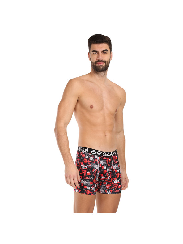 69slam Pánské boxerky 69SLAM fit night life