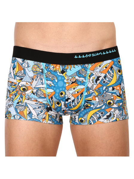 69slam Pánské boxerky 69SLAM hip exotic sea mason