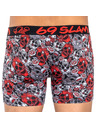 69slam Pánské boxerky 69SLAM fit bamboo red sugar crane