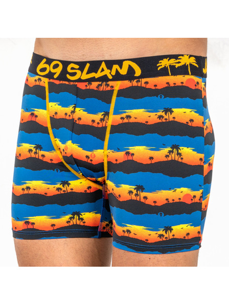 69slam Pánské boxerky 69SLAM fit sunset palm