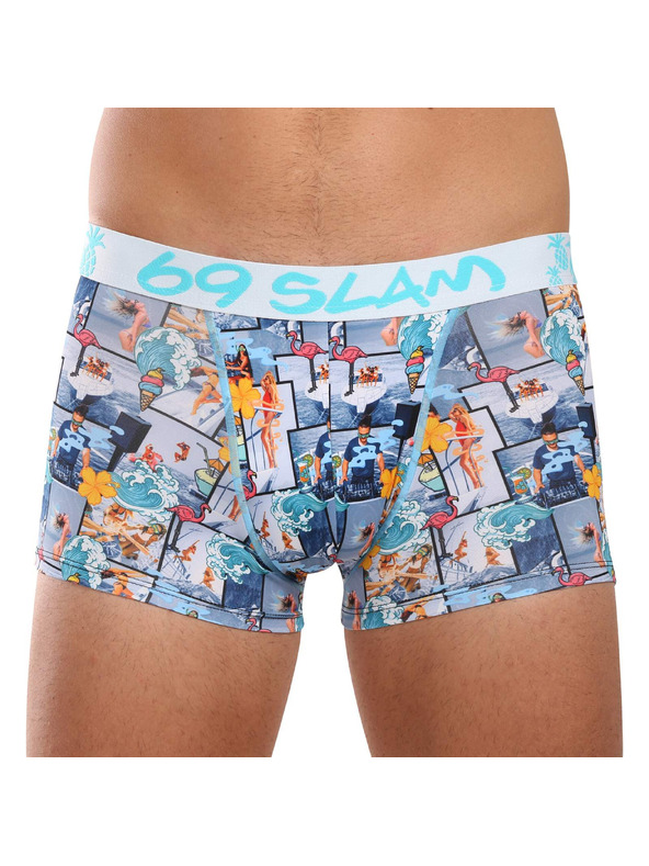 69slam Pánské boxerky 69SLAM Hip SUMMER YACHT