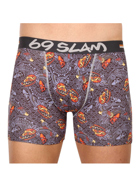 69slam Pánské boxerky 69SLAM fit mayan head dylan