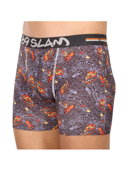 69slam Pánské boxerky 69SLAM fit mayan head dylan