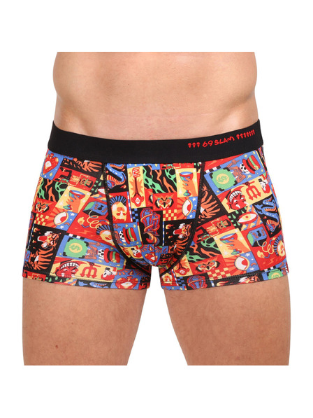 69slam Pánské boxerky 69SLAM hip bamboo WEIRD BLOCK ELIJAH