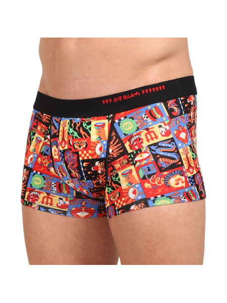 69slam Pánské boxerky 69SLAM hip bamboo WEIRD BLOCK ELIJAH