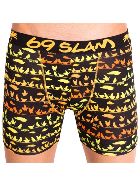 69slam Pánské boxerky 69SLAM fit bamboo bird