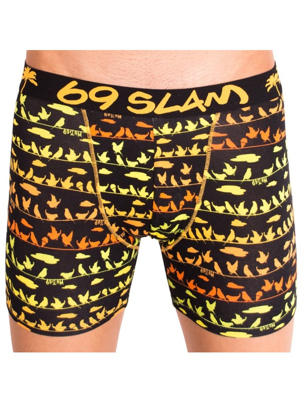 69slam Pánské boxerky 69SLAM fit bamboo bird