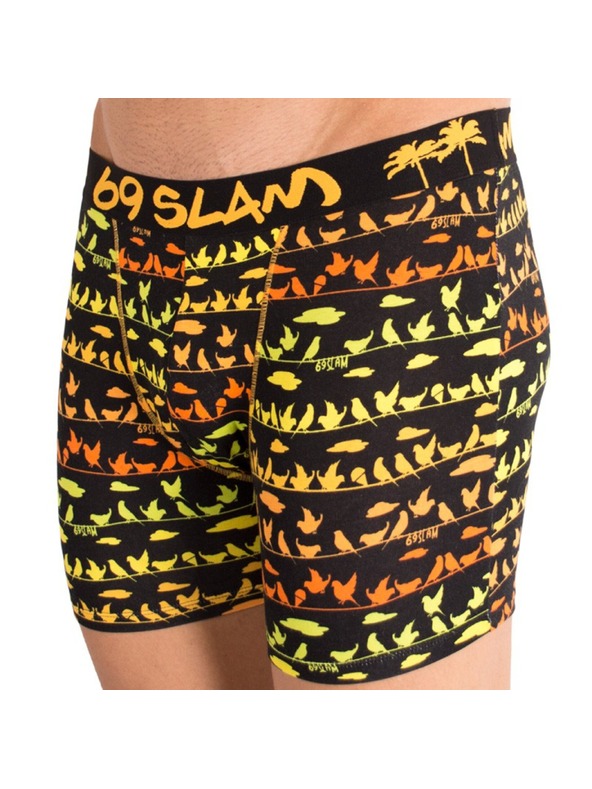 69slam Pánské boxerky 69SLAM fit bamboo bird
