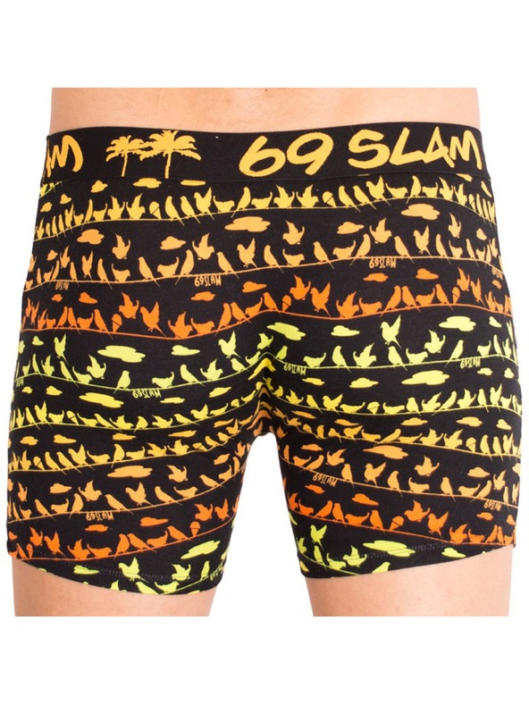 69slam Pánské boxerky 69SLAM fit bamboo bird