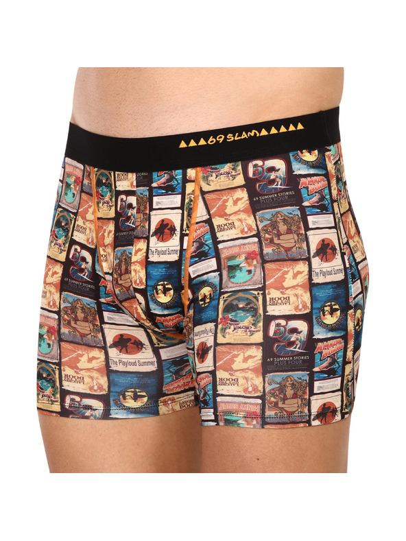 69slam Pánské boxerky 69SLAM fit movie poster dylan