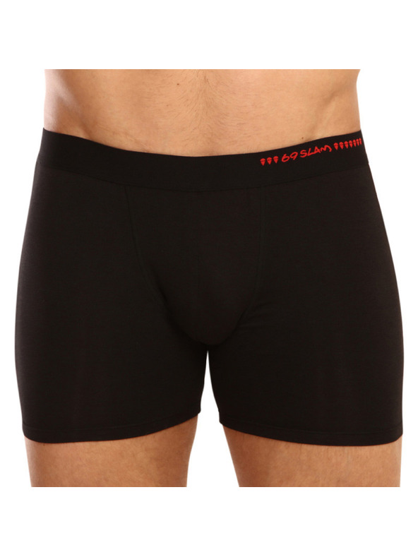 69slam Pánské boxerky 69SLAM fit bamboo plain