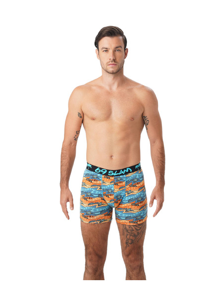 69slam Pánské boxerky 69SLAM hip bamboo WEIRD BLOCK ELIJAH