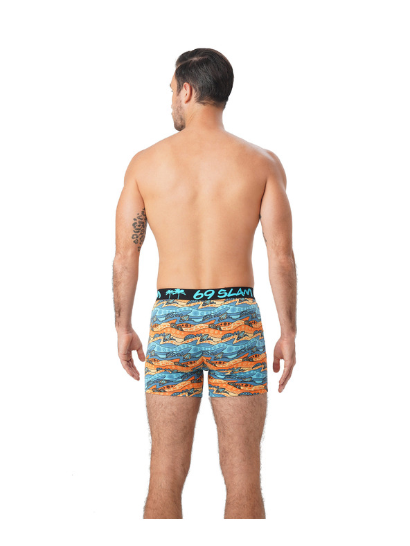 69slam Pánské boxerky 69SLAM hip bamboo WEIRD BLOCK ELIJAH