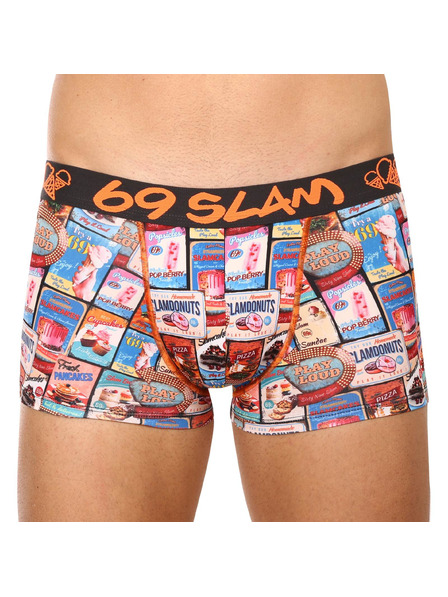 69slam Pánské boxerky 69SLAM hip vintage food sign