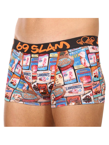 69slam Pánské boxerky 69SLAM hip vintage food sign