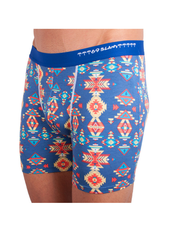 69slam Pánské boxerky 69SLAM fit bamboo kilim
