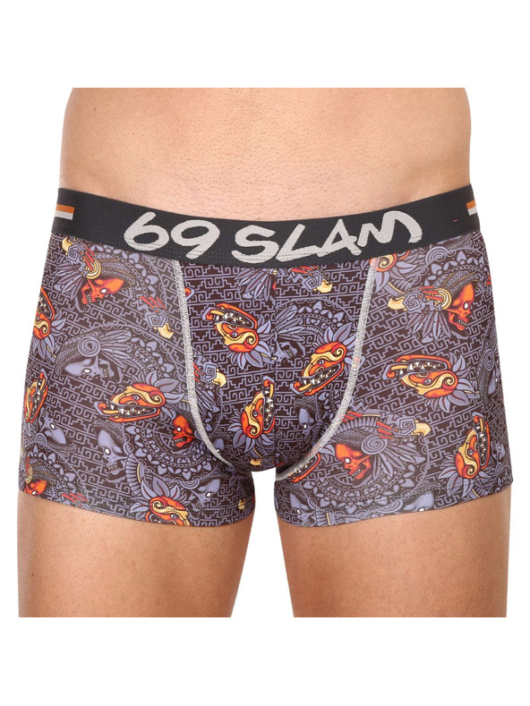 69slam Pánské boxerky 69SLAM hip mayan head mason