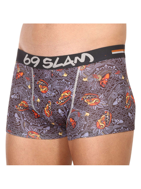 69slam Pánské boxerky 69SLAM hip mayan head mason