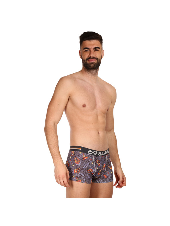69slam Pánské boxerky 69SLAM hip mayan head mason