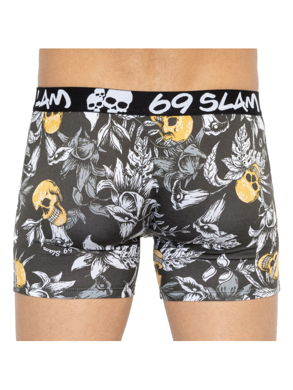 69slam Pánské boxerky 69SLAM fit bamboo wild garden