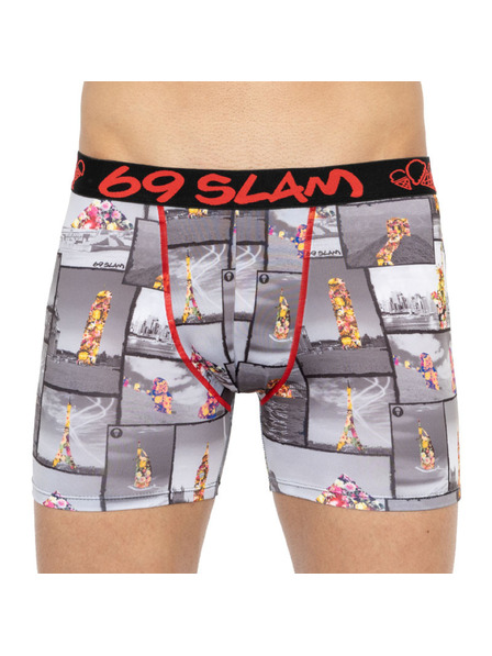 69slam Pánské boxerky 69SLAM fit around the world