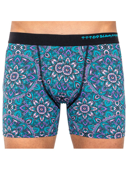 69slam Pánské boxerky 69SLAM fit pastel mandala