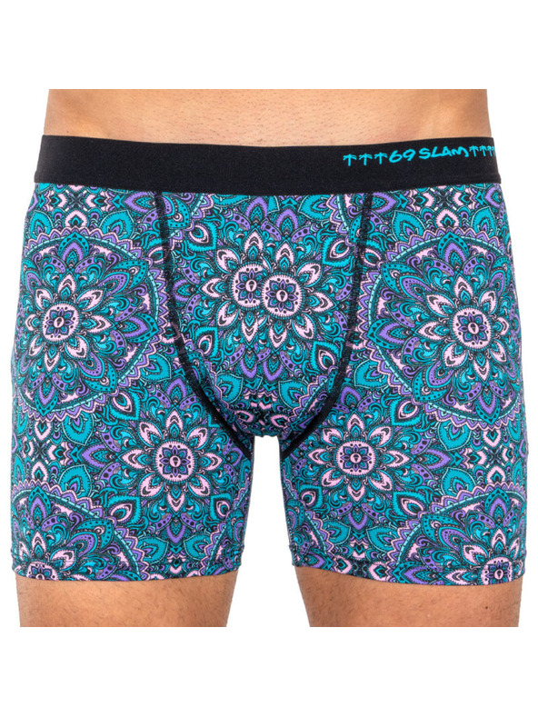 69slam Pánské boxerky 69SLAM fit pastel mandala