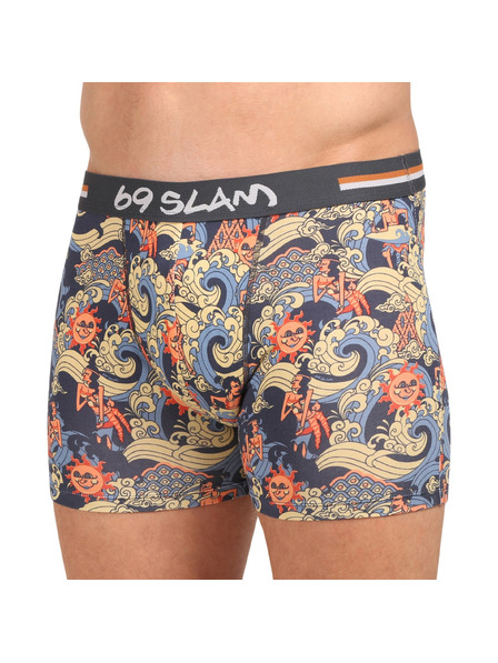 69slam Pánské boxerky 69SLAM fit bamboo ANCIENT WAVES GILBERT