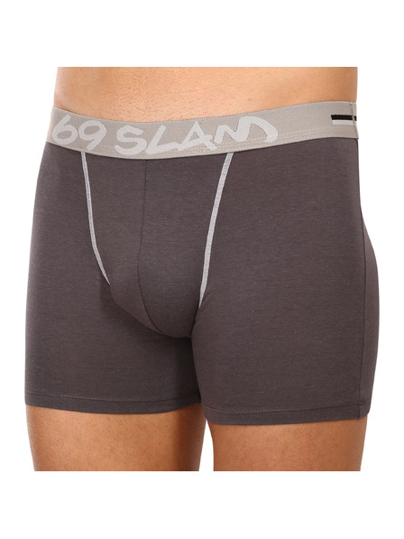 69slam Pánské boxerky 69SLAM fit bamboo plain