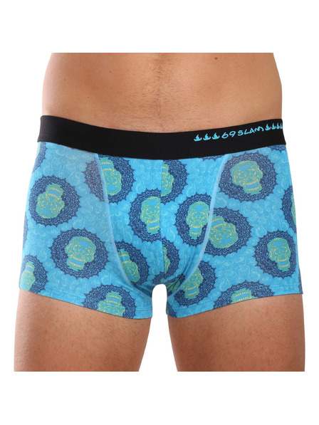 69slam Pánské boxerky 69SLAM hip bamboo SKULL MANDALA